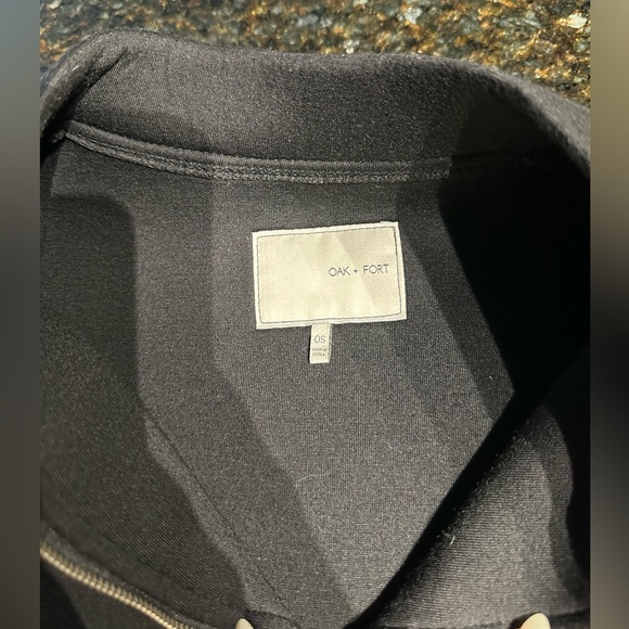 Oak + Fort Neoprene Style Bomber Jacket - Picture 4 of 6